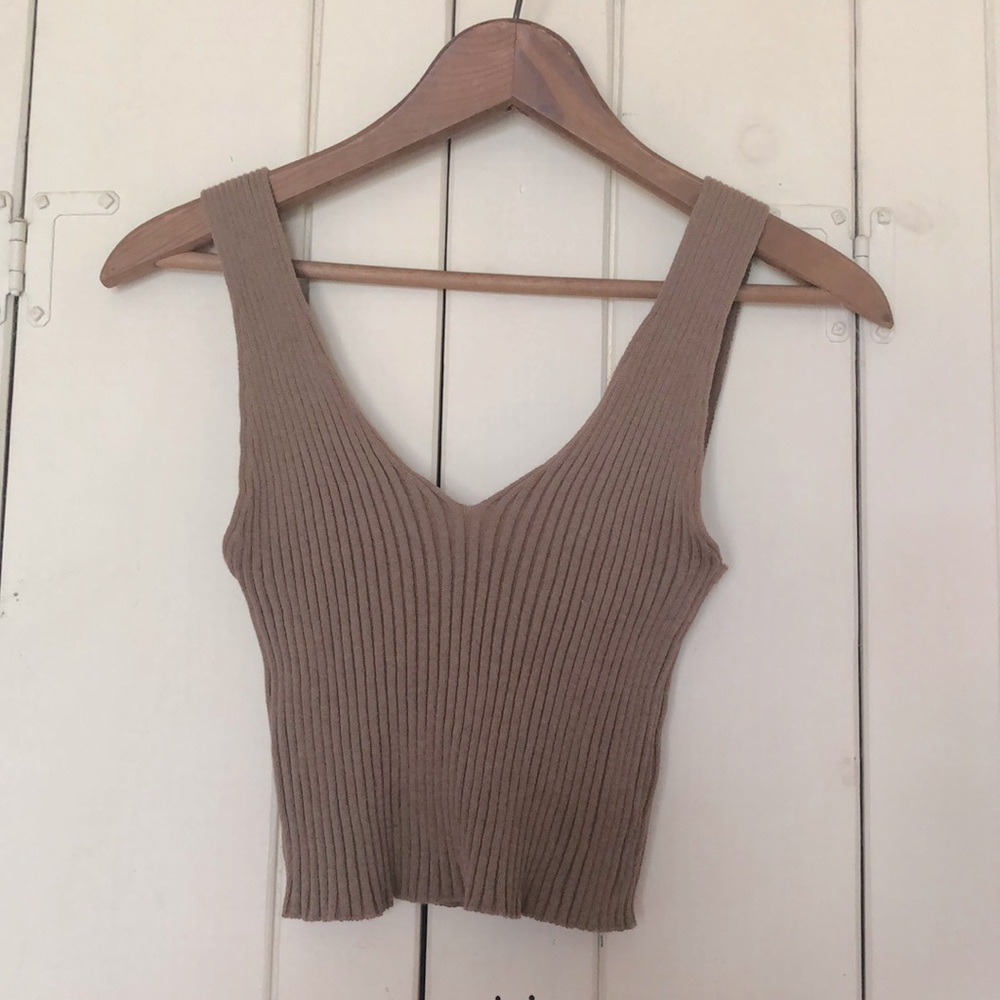 Ribbed Sweater Cami